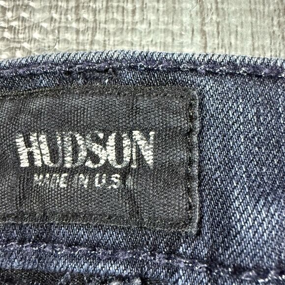 Hudson Skinny Blue Jeans Womens 30 Cut-Offs Hem Ankle Length - Picture 5 of 8
